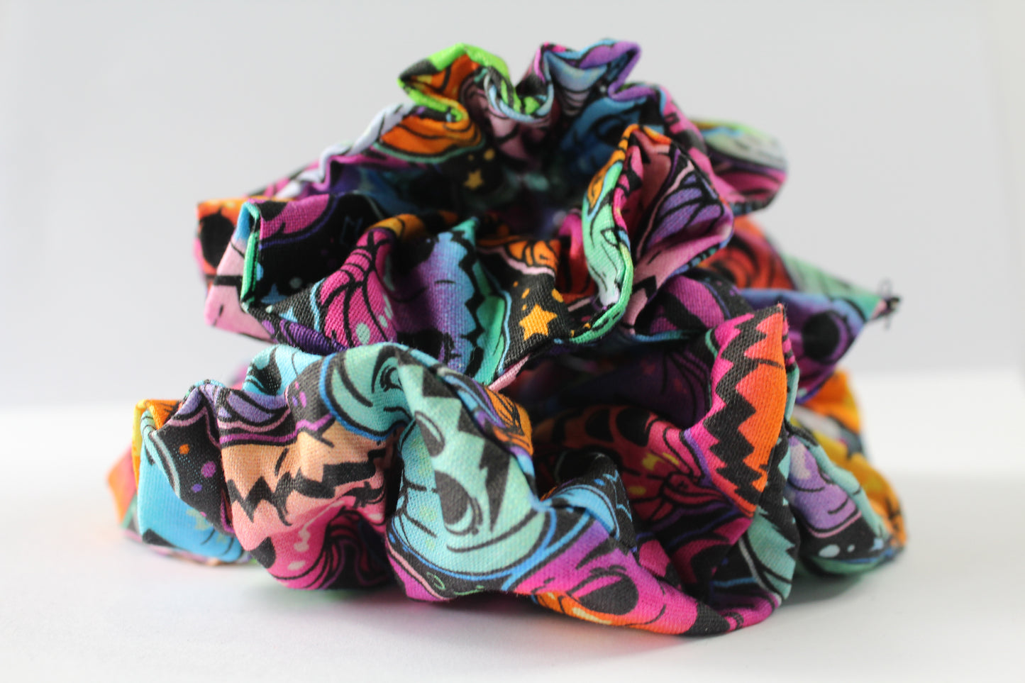 Spooky Jack-O’-Lanterns Halloween Large Scrunchie 2024