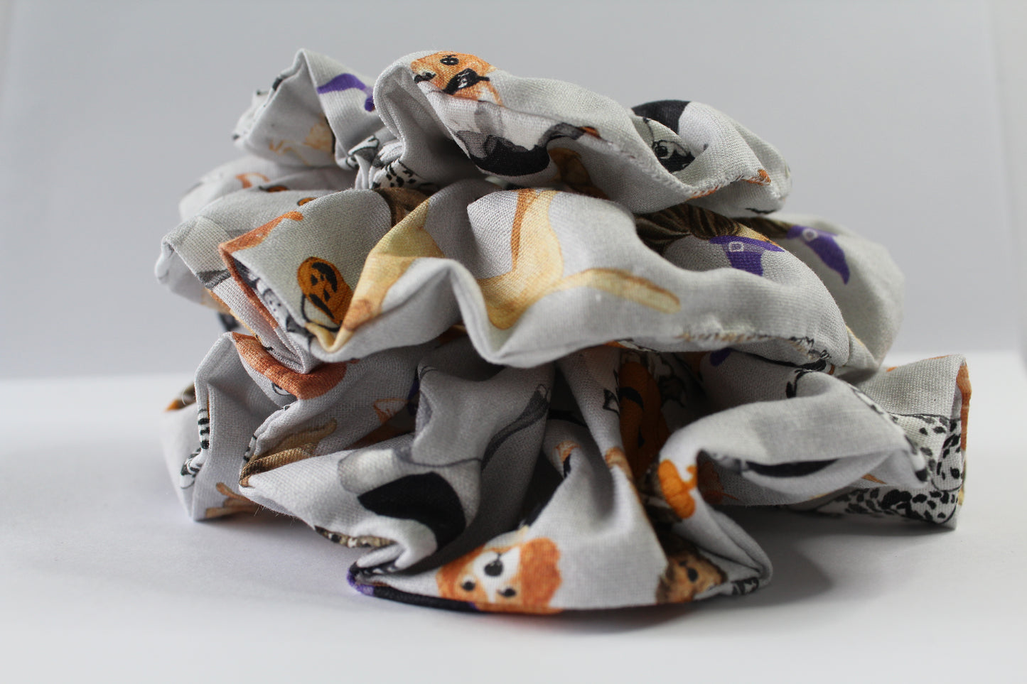 Trick or Treat Dogs Halloween Regular Scrunchies 2024