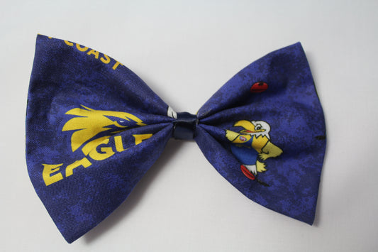 West Coast Eagles Large Hair Bow